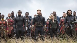 Photo of Infinity War cast
