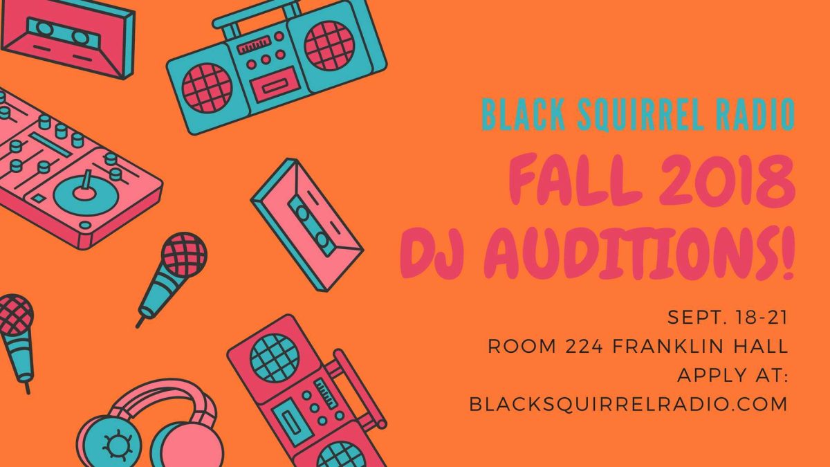 BSR DJ Auditions Fall 2018