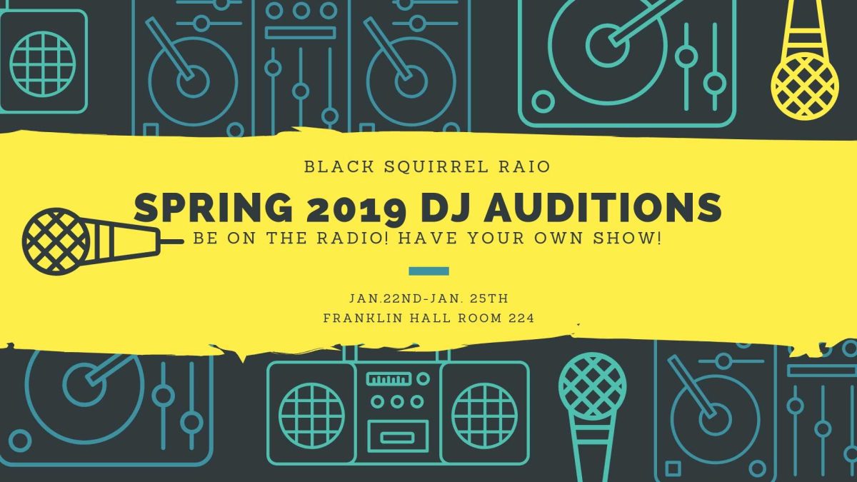 Be a BSR DJ! Spring 19' DJ Auditions