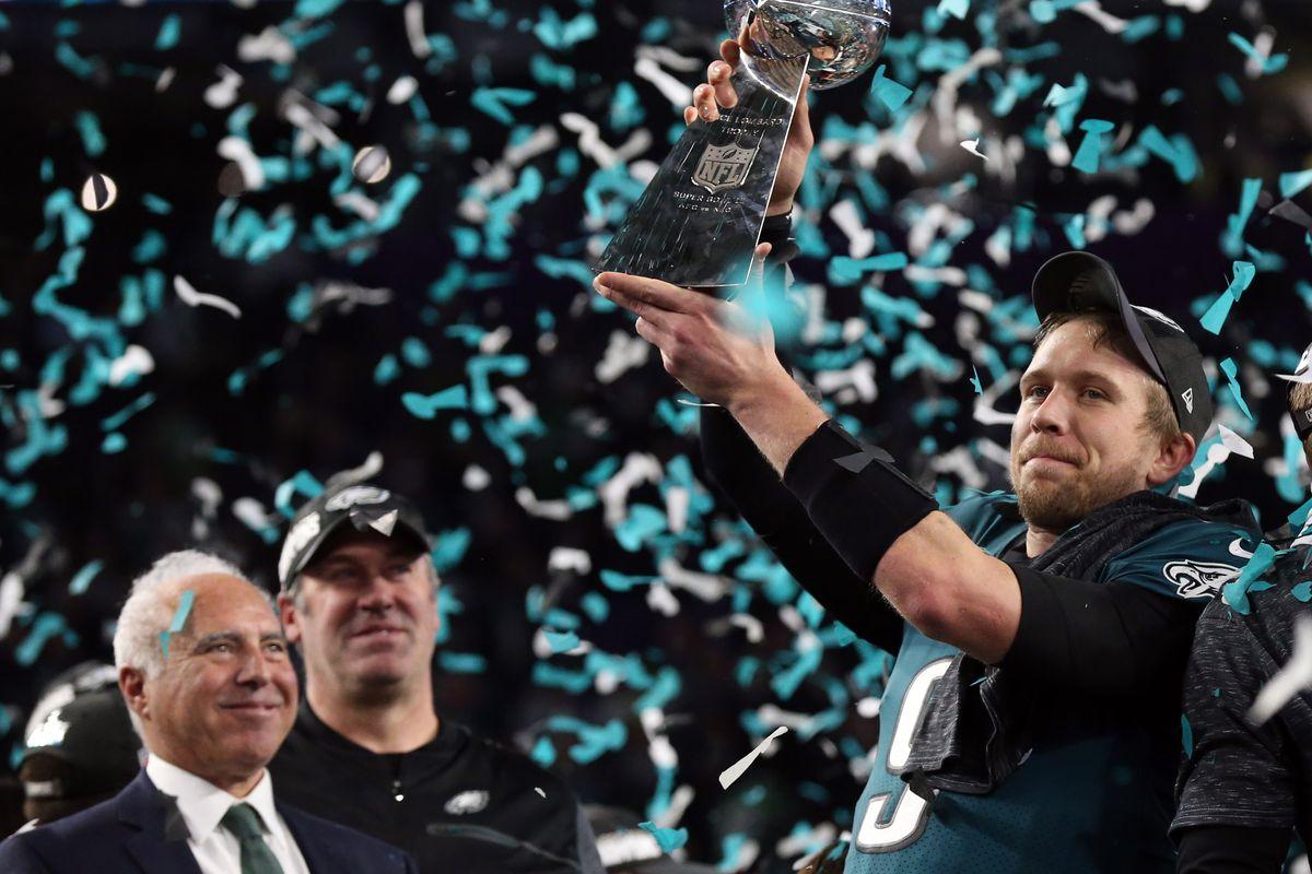 Nick Foles 'Philly Special' Statue Relocated at the Linc